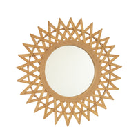 Circle Mirror | Diamond Weave